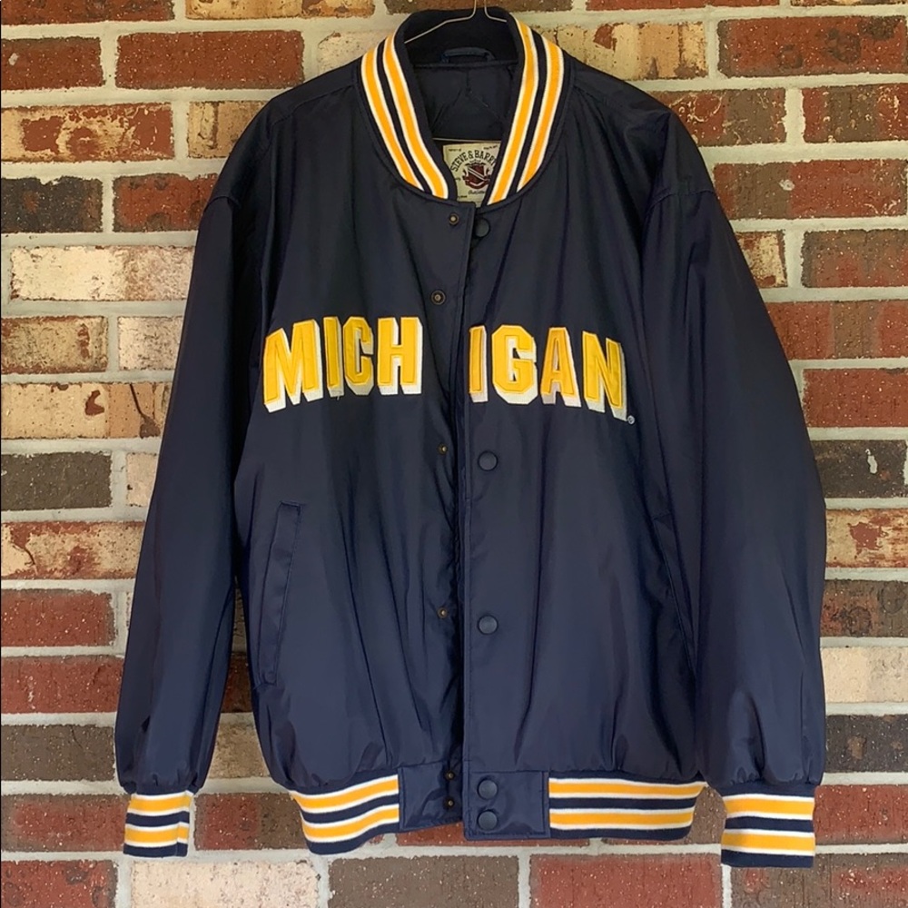 Vintage Michigan Bomber Jacket Vinyl